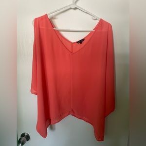 Women’s Naked Zebra Orange Blouse - Size Medium
